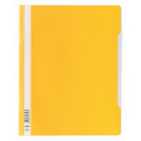 Sichthefter Durable 2570 - A4 gelb mit Beschriftungsfeld Hängeschienen-Einschubkanal Hartfolie