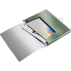 Ablagebox Leitz Style 3956 - A4 330 x 250 mm grün 30 mm Rückenbreite bis 250 Blatt PP-Folie