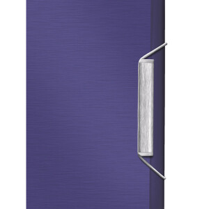 Ablagebox Leitz Style 3956 - A4 330 x 250 mm blau 30 mm Rückenbreite bis 250 Blatt PP-Folie