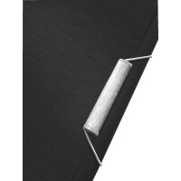 Ablagebox Leitz Style 3956 - A4 330 x 250 mm schwarz 30 mm Rückenbreite bis 250 Blatt PP-Folie