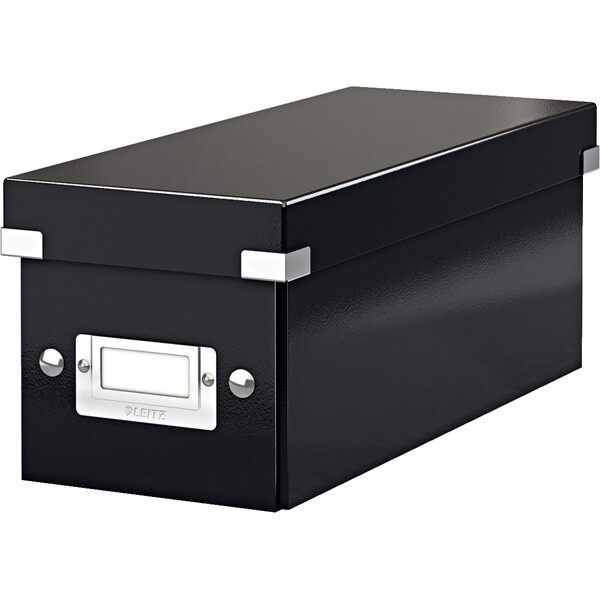 Aufbewahrungsbox Leitz Click & Store 6041 - Klein 143 x 136 x 352 mm schwarz Graukarton