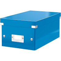 Aufbewahrungsbox Leitz Click & Store 6042 - Klein 206 x 147 x 352 mm blau Graukarton