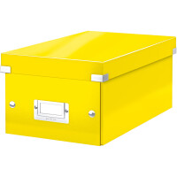 Aufbewahrungsbox Leitz Click & Store 6042 - Klein 206 x 147 x 352 mm gelb Graukarton