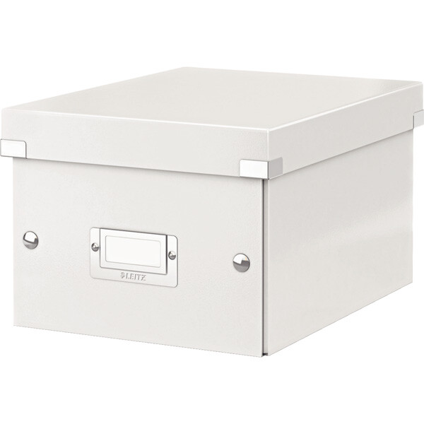 Aufbewahrungsbox Leitz Click & Store 6043 - Klein 220 x 160 x 282 mm weiß Graukarton