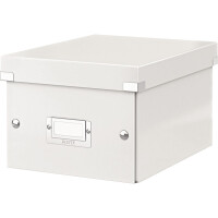 Aufbewahrungsbox Leitz Click & Store 6043 - Klein 220 x 160 x 282 mm weiß Graukarton