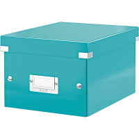 Aufbewahrungsbox Leitz Click & Store 6043 - Klein 220 x 160 x 282 mm eisblau Graukarton