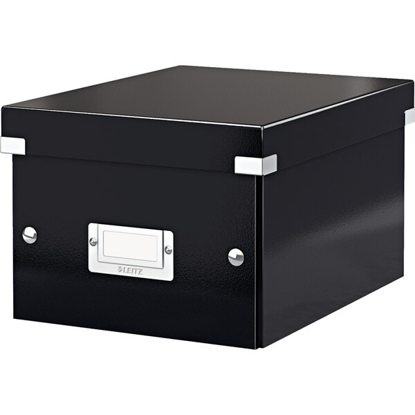 Aufbewahrungsbox Leitz Click & Store 6043 - Klein 220 x 160 x 282 mm schwarz Graukarton