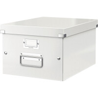 Aufbewahrungsbox Leitz Click & Store 6044 - Mittel 281 x 200 x 370 mm weiß Graukarton