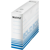 Archivbox Leitz Solid 6127 - 80 x 257 x 330 mm hellblau mit Verschlußlasche FSC-Wellpappe