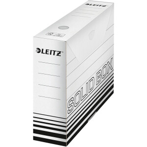 Archivbox Leitz Solid 6127 - 80 x 257 x 330 mm weiß...