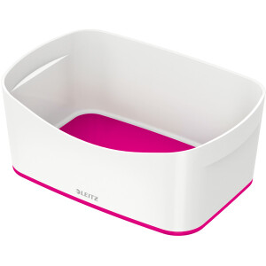 Aufbewahrungsschale Leitz MyBox 5257 - A5 246 x 98 x 160 mm weiß/pink ABS-Kunststoff