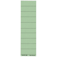 Vollsichtreiter Beschriftungsschild Leitz 1901 - 60 x 21 mm grün für ALPHA und BETA 4-zeilig Karton 120 g/m² Pckg/100