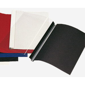 Buchbindemappe Leitz impressBIND 7398 - A4 schwarz 15-35 Blatt transparenter Vorderdeckel Soft Cover Pckg/10
