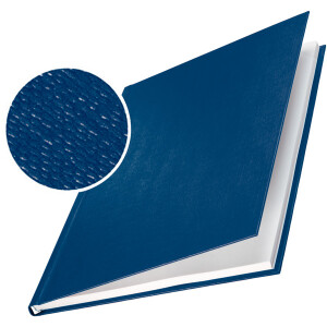 Buchbindemappe Leitz impressBIND 7449 - A4 blau 15-35 Blatt Hard Cover mit Karton Pckg/10