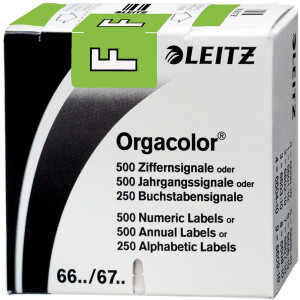 Buchstabensignal Leitz Orgacolor 6615 - 30 x 23 mm...