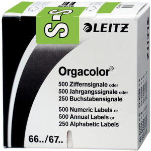 Buchstabensignal Leitz Orgacolor 6628 - 30 x 23 mm...