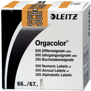 Buchstabensignal Leitz Orgacolor 6636 - 30 x 23 mm...