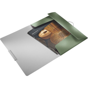 Eckspannmappe Leitz Style 3977 - A4 235 x 320 mm seladon grün 150 Blatt PP