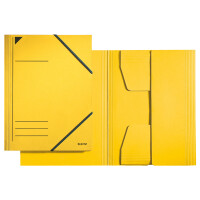 Eckspannmappe Leitz 3981 - A4 242 x 318 mm gelb 250 Blatt Pendarec Karton 430 g/m²