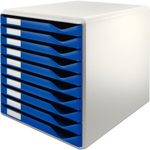 Schubladenbox Leitz 5281 - A4 285 x 290 x 355 mm blau 10...