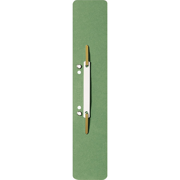 Heftstreifen Leitz 3700 - 60 x 305 mm grün lang 6 + 8 cm ungeöst Manilakarton 250 g/m² Pckg/25