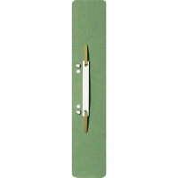 Heftstreifen Leitz 3700 - 60 x 305 mm grün lang 6 + 8 cm ungeöst Manilakarton 250 g/m² Pckg/25