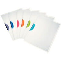 Klemmhefter Leitz ColorClip Magic 4174 - A4 310 x 222 mm farbig sortiert bis 30 Blatt PP-Folie