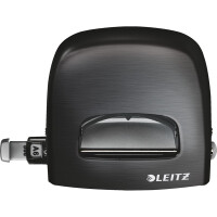 Locher Leitz NeXXt Style 5006 - satin schwarz 30 Blatt Metall