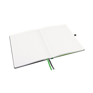 Notizbuch Leitz Complete 4473 - iPad-Größe 188 x 245 mm schwarz kariert 80 Blatt Hartpappe-Einband FSC 96 g/m²