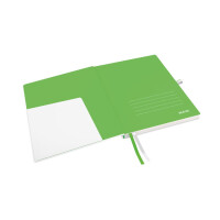 Notizbuch Leitz Complete 4473 - iPad-Größe 188 x 245 mm weiß kariert 80 Blatt Hartpappe-Einband FSC 96 g/m²