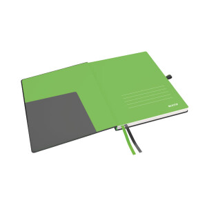 Notizbuch Leitz Complete 4474 - iPad-Größe 188 x 245 mm schwarz liniert 80 Blatt Hartpappe-Einband FSC 96 g/m²