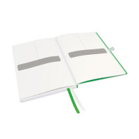 Notizbuch Leitz Complete 4477 - A5 148 x 210 mm weiß kariert 80 Blatt Hartpappe-Einband FSC 96 g/m²