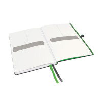 Notizbuch Leitz Complete 4477 - A5 148 x 210 mm schwarz kariert 80 Blatt Hartpappe-Einband FSC 96 g/m²