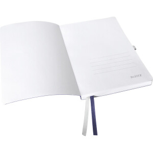 Notizbuch Leitz Style 4487 - A5 148 x 210 mm titan blau liniert 80 Blatt Kunststoff-Einband FSC 96 g/m²