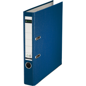 Ordner Leitz Premium 1015 - A4 318 x 285 mm blau 52 mm schmal 180° Mechanik FSC-Kunststoff