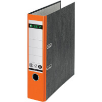 Ordner Leitz Premium 1080 - A4 318 x 285 mm orange 80 mm breit 180° Mechanik FSC-Hartpappe