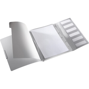 Ordnungsmappe Leitz Style 3995 - A4 260 x 320 mm arktik weiß 6 Fächer PP-Folie