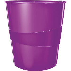 Papierkorb Leitz WOW 5278 - violett 15 Liter PS