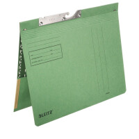 Pendelhefter Leitz 2012 - A4 265 x 318 mm grün kaufmännische Heftung mit Dehntasche Manilakarton 250 g/m²