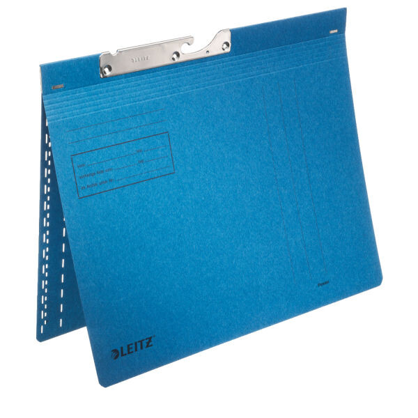 Pendelhefter Leitz 2014 - A4 265 x 320 mm blau kaufmännische Heftung Manilakarton 250 g/m²