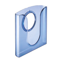 Prospekthalter Leitz 5401 - A4 Übergröße blau transparent 1 Fach Polystyrol
