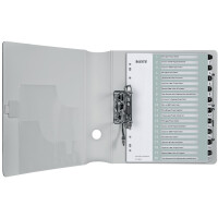 Register Leitz WOW 1217 - A4 Maxi weiß/schwarz 1-20 PC-beschriftbar PP-Folie