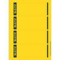 Ordnerrückenschild Leitz 1685 - 62 x 192 mm gelb breit / kurz selbstklebend für alle Druckertypen Pckg/100