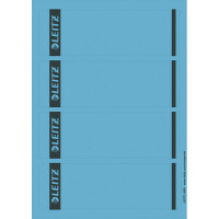 Ordnerrückenschild Leitz 1685 - 62 x 192 mm blau breit / kurz selbstklebend für alle Druckertypen Pckg/100