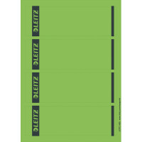 Ordnerrückenschild Leitz 1685 - 62 x 192 mm grün breit / kurz selbstklebend für alle Druckertypen Pckg/100