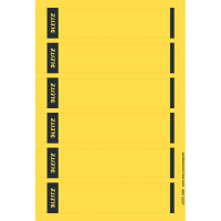 Ordnerrückenschild Leitz 1686 - 39 x 192 mm gelb schmal / kurz selbstklebend für alle Druckertypen Pckg/150