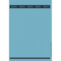 Ordnerrückenschild Leitz 1688 - 39 x 285 mm blau schmal / lang selbstklebend für alle Druckertypen Pckg/125
