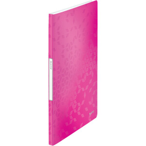 Sichtbuch Leitz WOW 4631 - A4 231 x 310 mm pink metallic 20 Hüllen PP