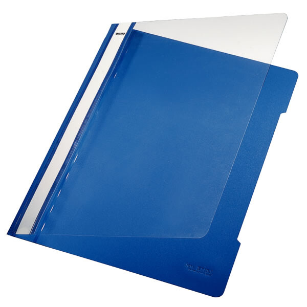 Sichthefter Leitz 4191 - A4 310 x 233 mm blau mit Beschriftungsfeld reißfeste PVC-Folie