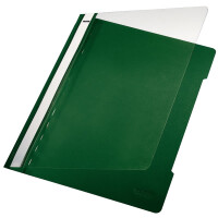 Sichthefter Leitz 4191 - A4 310 x 233 mm grün mit Beschriftungsfeld reißfeste PVC-Folie